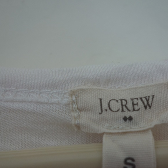 WHITE SCALLOPED JCREW BLOUSE SZ SM - Picture 4 of 4